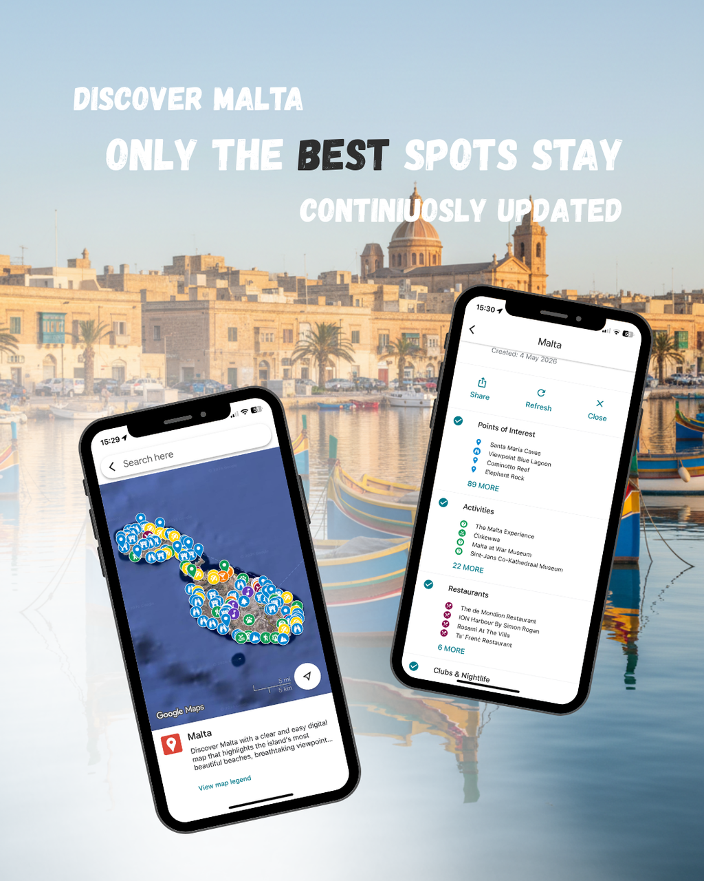 Malta Travel Map