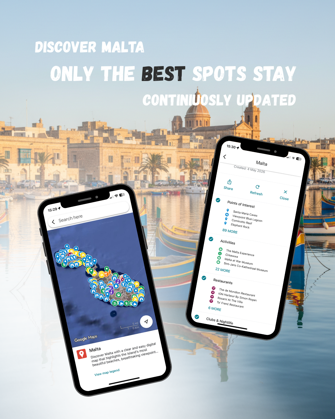 Malta Travel Map
