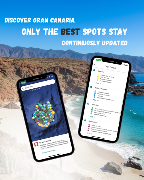 Gran Canaria Travel Map (Spain)