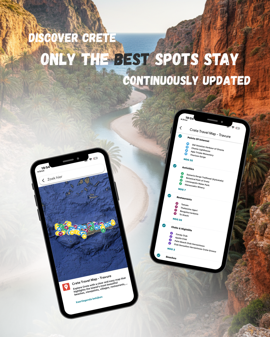 Crete Travel Map