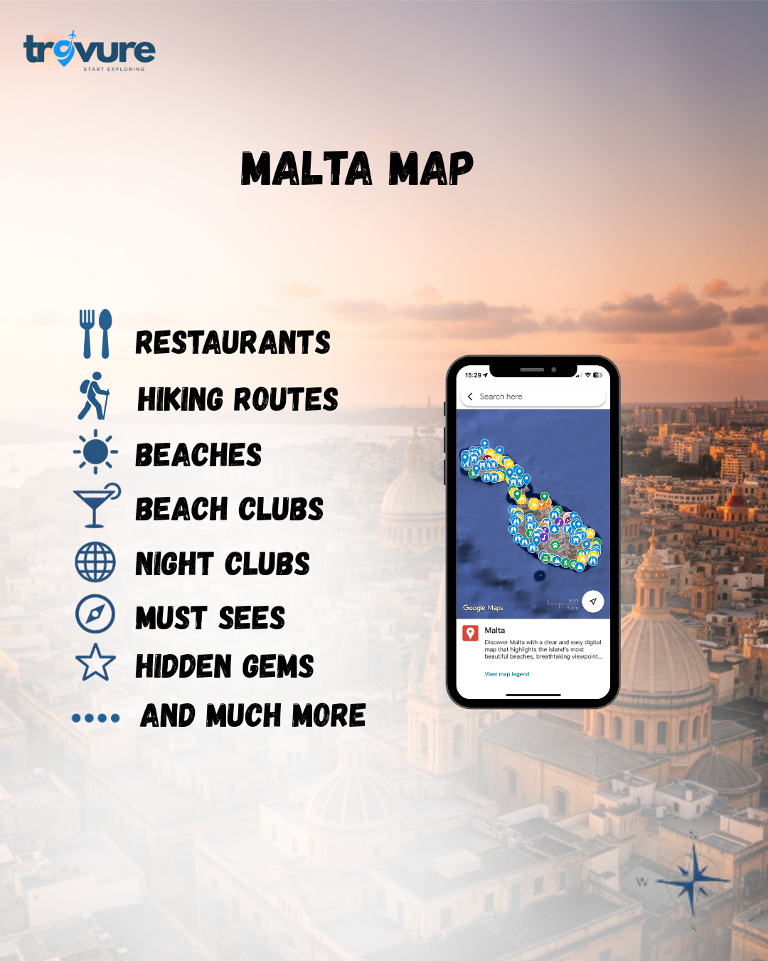 Malta Travel Map