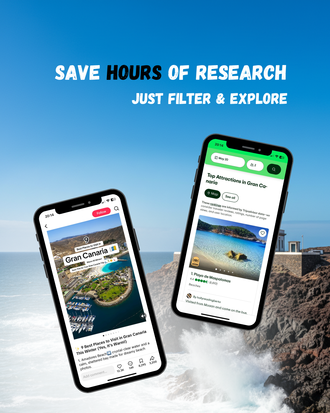 Gran Canaria Travel Map (Spain)