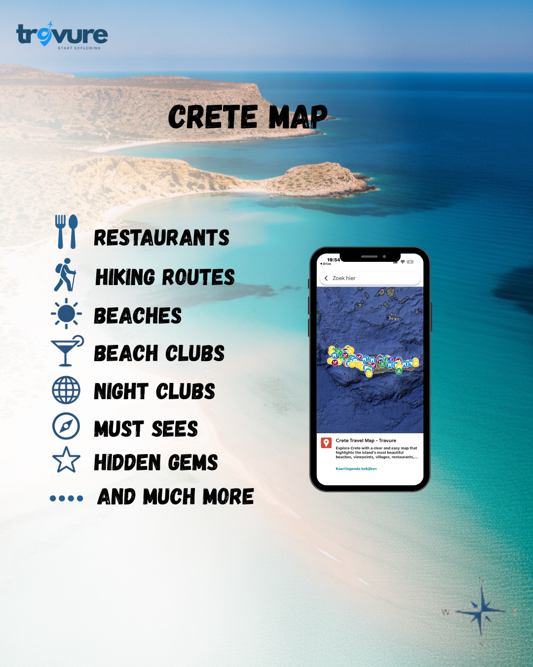 Crete Travel Map