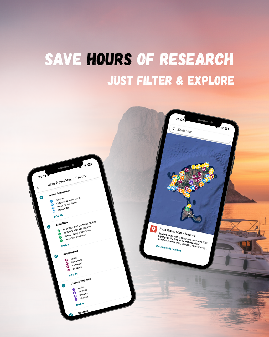 Ibiza Travel Map (Spain)