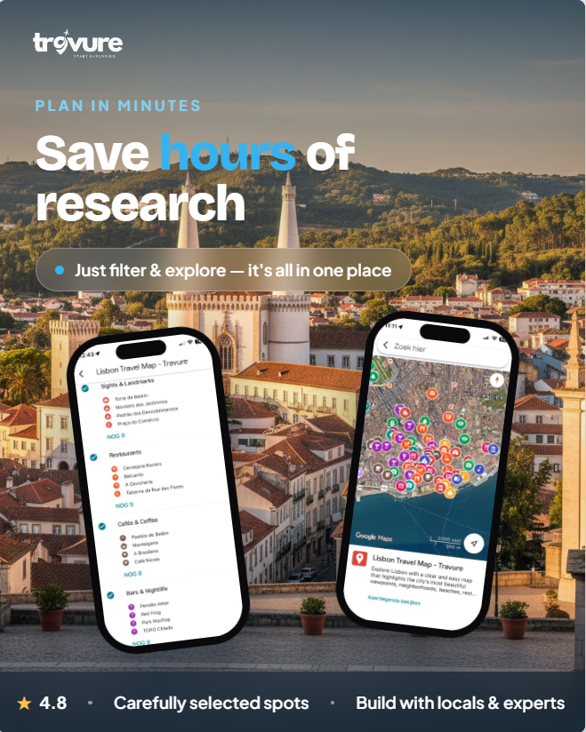 Lisbon Travel Map (Portugal)