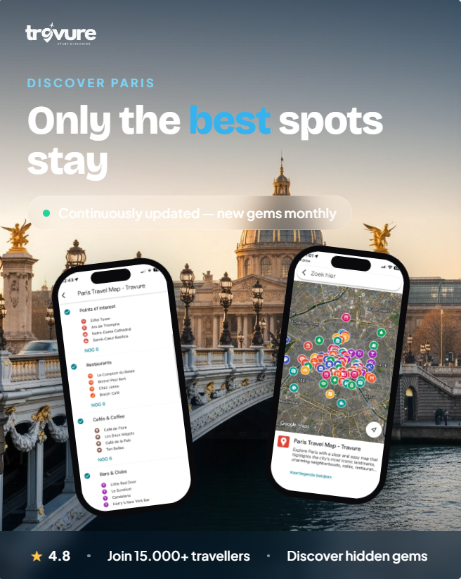 Paris Travel Map (France)