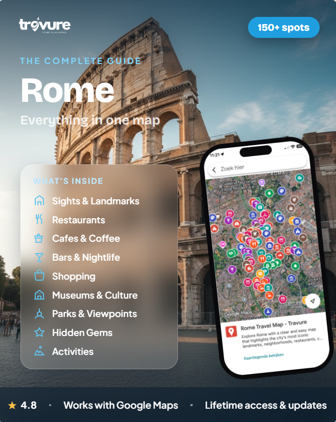 Rome Travel Map (Italy)