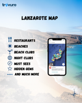 Lanzarote Travel Map (Spain)